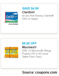 Allergy Medicine Coupons