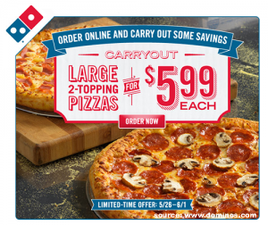 Domino's Pizza Carryout Offer