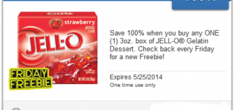 Free Jell-O for Freebie Friday on the SavingStar App
