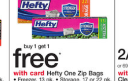 Storage Bags – Hefty Bags BOGO + Coupon at Walgreens
