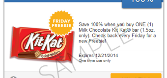 Freebie Friday From Savingstar – FREE Kit Kat Bar
